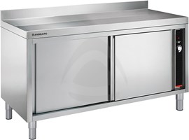 Industrial Stainless Steel work Table on Heated Cupboard with Various Sizes and Types kitchen equipment